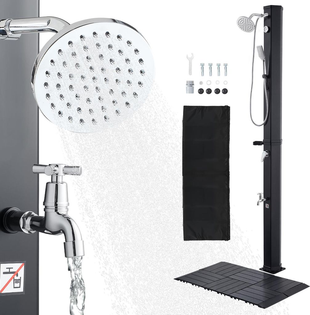 SucceBuy Douche solaire 40 L, Douche de jardin 2290 mm, Image du produit 