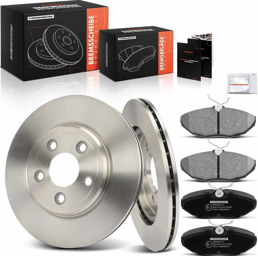 Kit Disques et Plaquettes de Frein Arrière pour Jaguar XJ X350 et X358