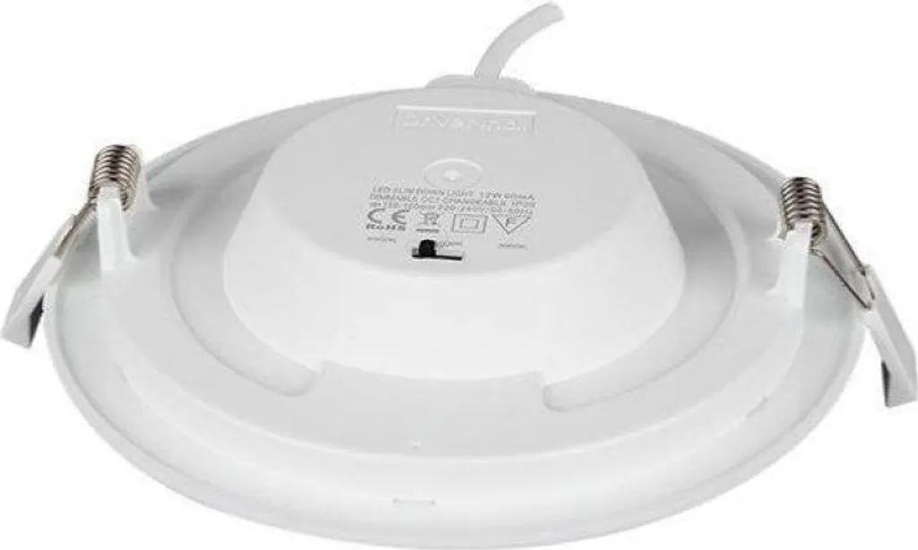 Plafonnier LED Encastrable Extra Plat 24W Ø240mm Variable et Dimmable - 2