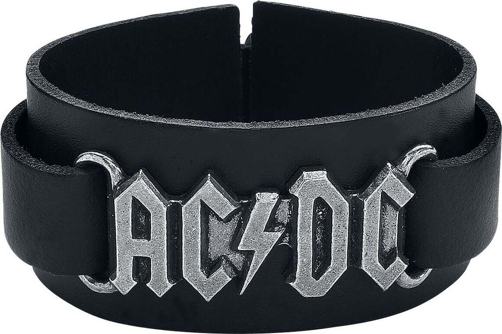 AC/DC Logo Bracelet en cuir Image du produit 