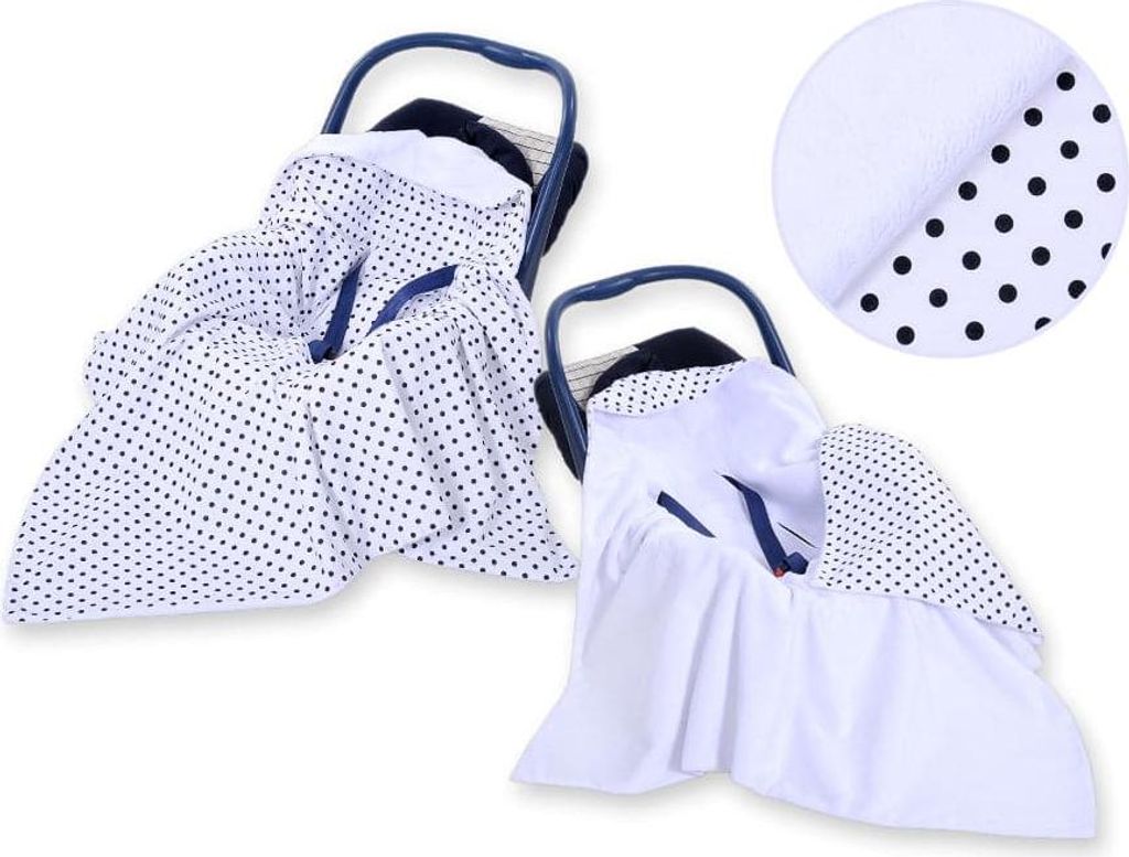 Große doppelseitige Auto-Feeling-Babydecke – extra warme und weiche Minky-Baumwolle