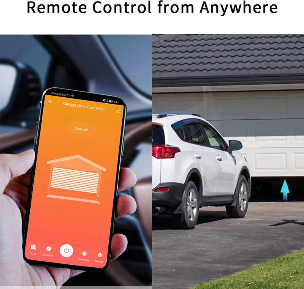 Commande de Garage Connectée Tuya ZigBee pour Accès Smartphone - 4