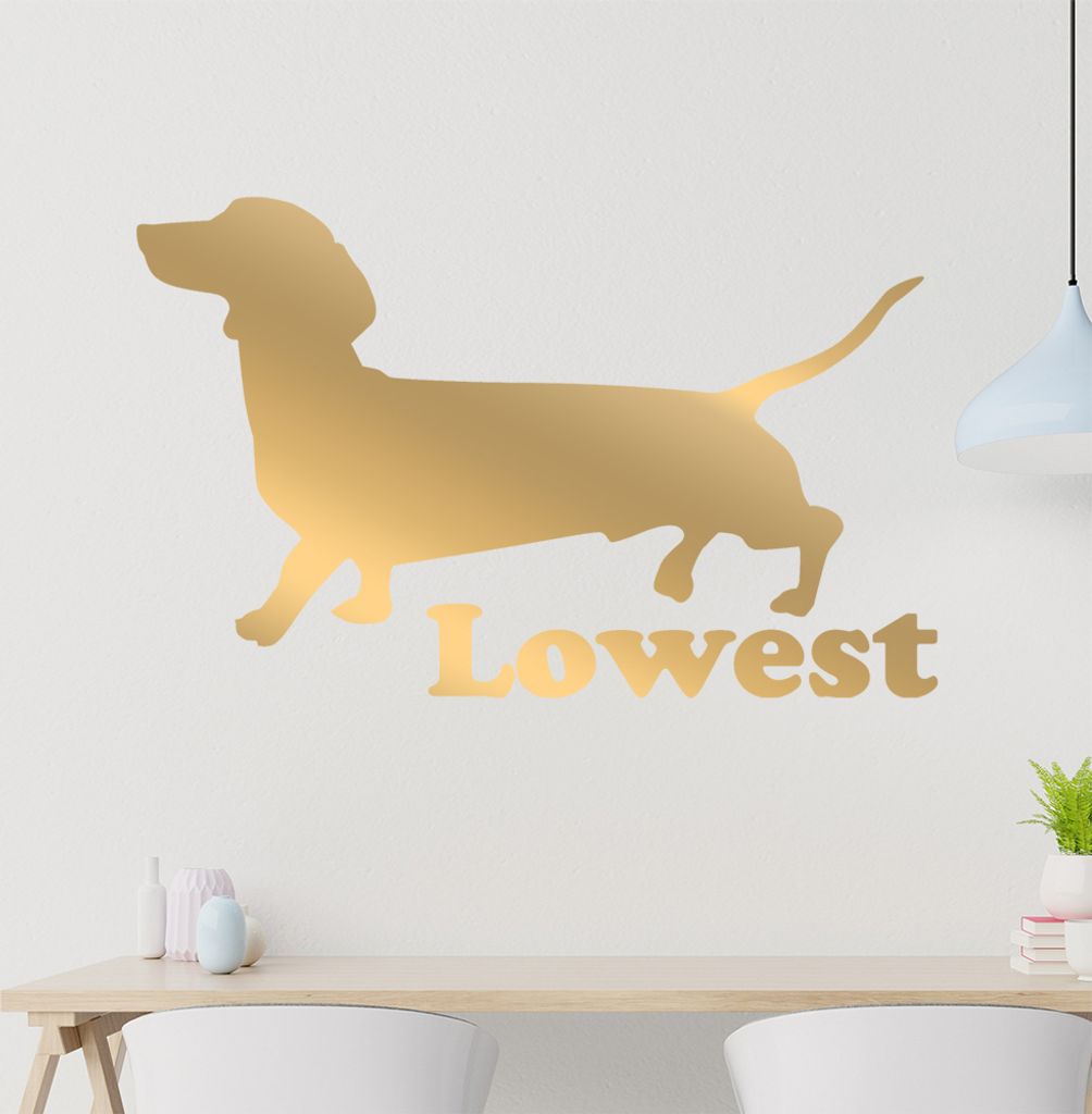 Lowest Wandtattoo in 6 Größen - Wandaufkleber Wall Sticker - Dekoration, Küche, Wohnzimmer, Schlafzimmer, Badezimmer