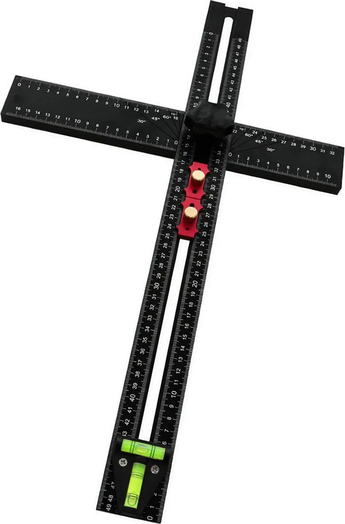 Équerre multi-angles 90°/45° de 54 cm, outil de mesure réglable et précis - 8