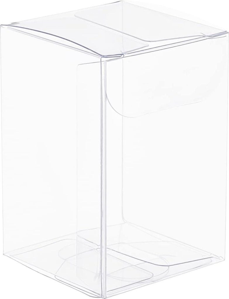 Transparente Geschenkboxen - 40 Stück PVC Rechteckig für Hochzeiten und Süßigkeiten