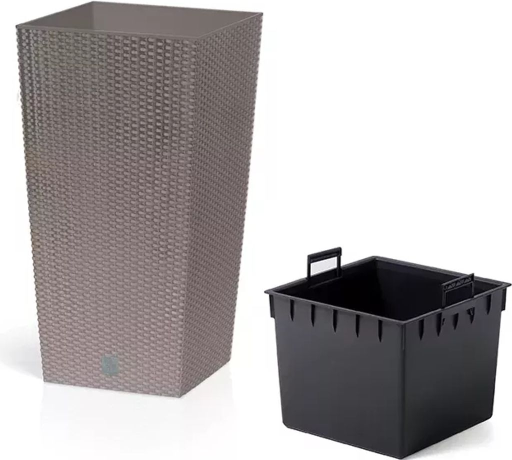 nabbi Hoch blumentopf aus kunststoff DRTS400 40 cm - Mokka