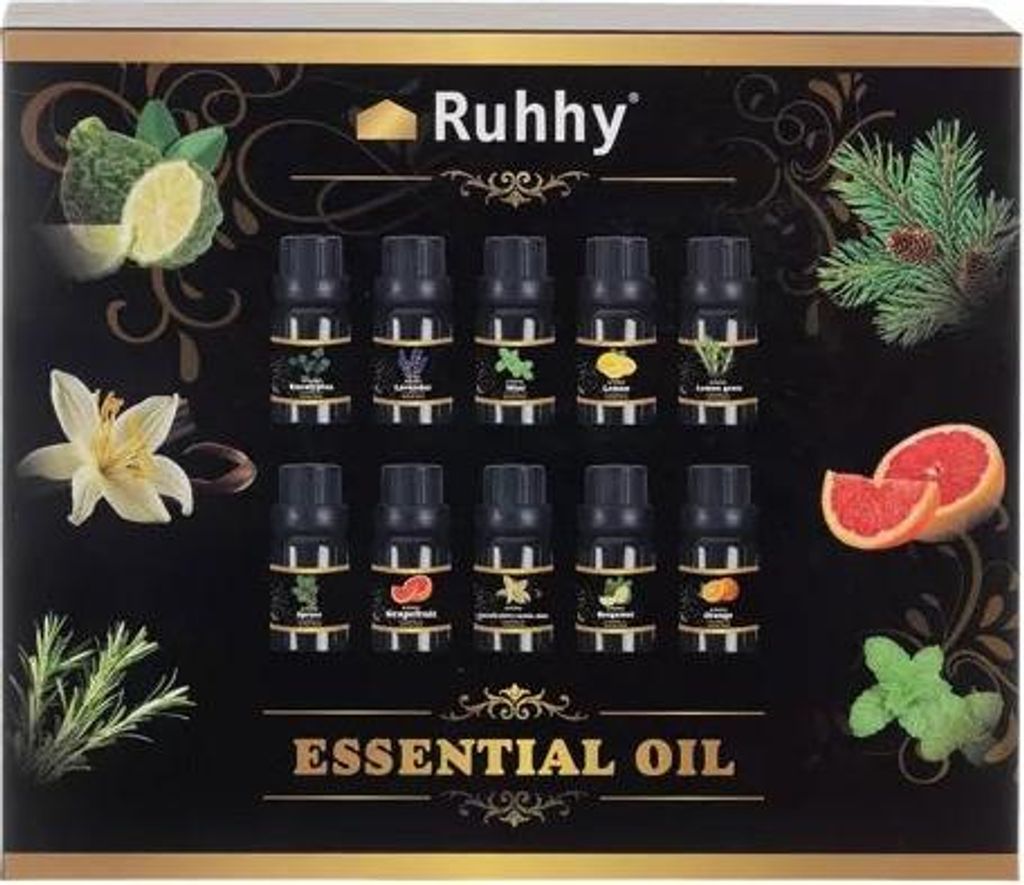 Ruhhy Ätherische Öle - 10er Set 15 ml 21938 ISOx