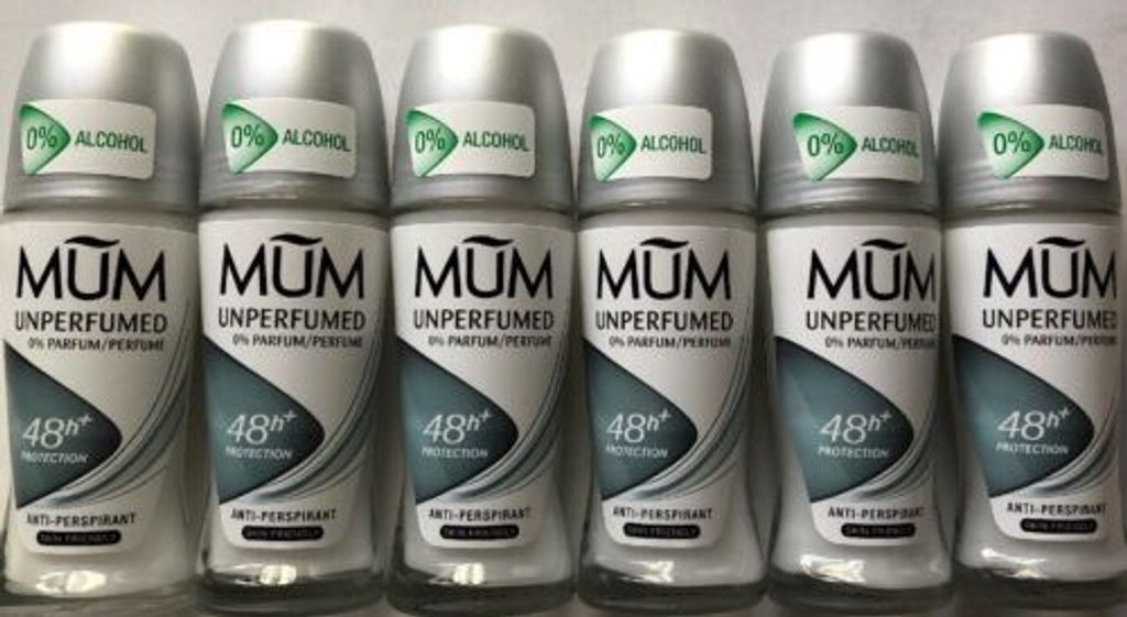 Mum Deo Roll-On ohne Parfüm parfümfrei 6x 50 ml Produktbild 