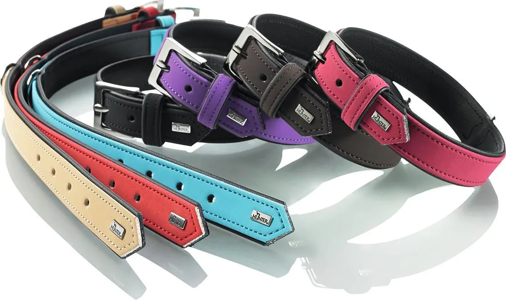 Hunter 47549 - Collare per cani nero taglia 40 (XS-S) - 3