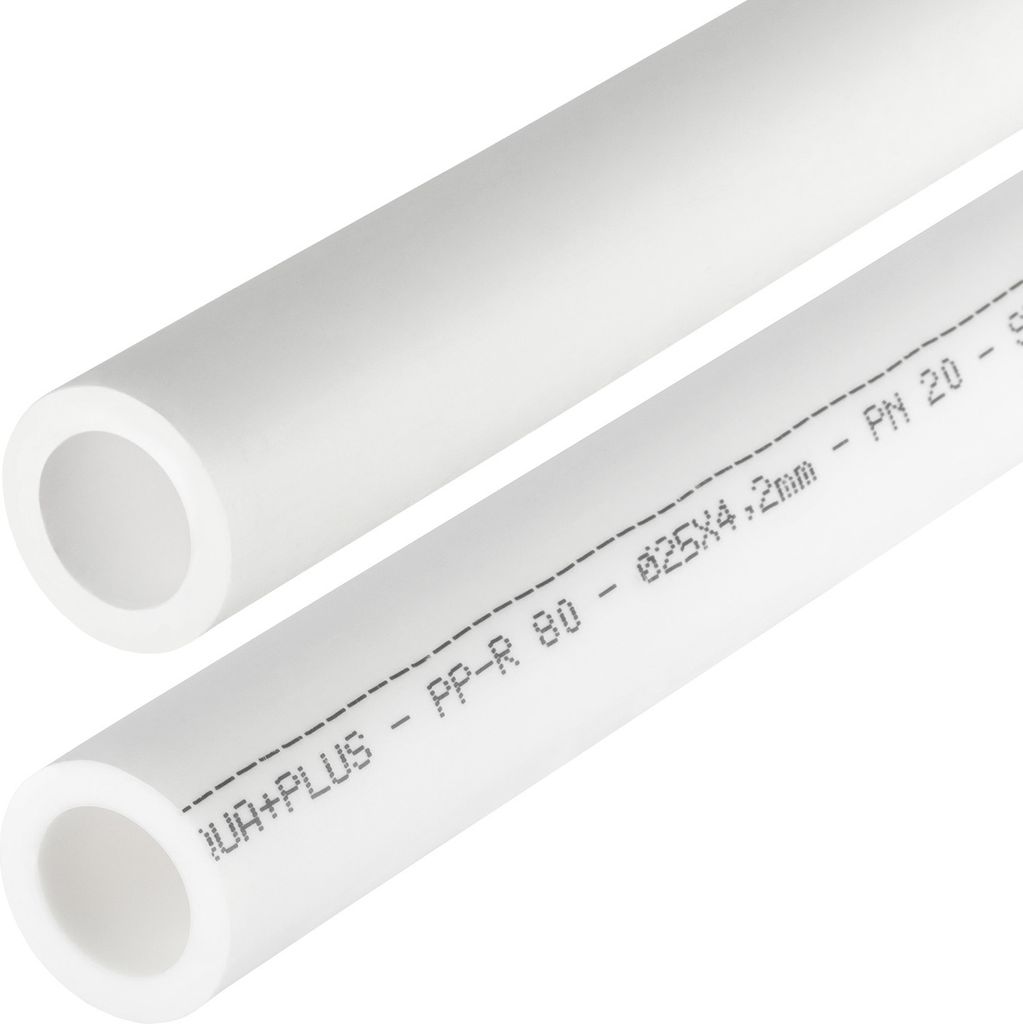 Ø 25mm x 2 Meter, PPR Aqua Plus Rohr in Weiß | Wasserrohr, Produktbild 