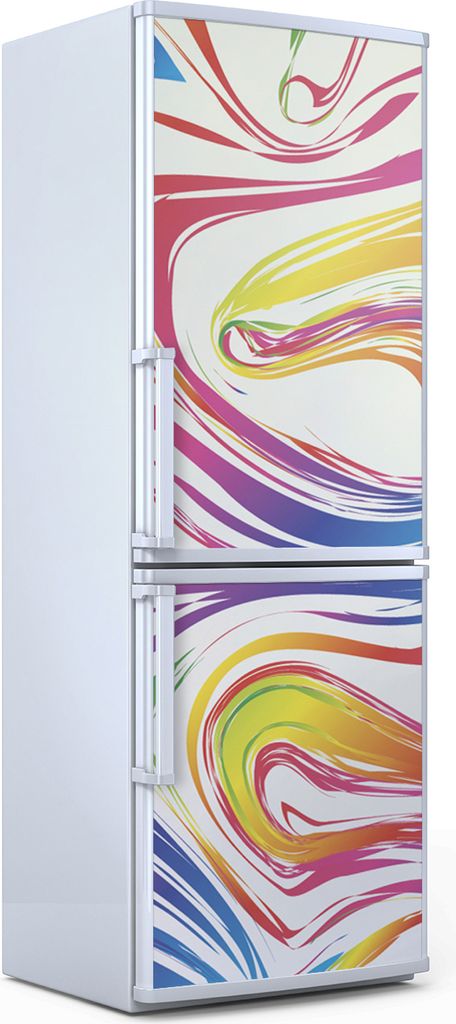 Magnete Dekorative - 70 cm x 190 cm - Küche - Magnetmatte Kühlschrankmagnete - Farbig Mosaik Abstrakt