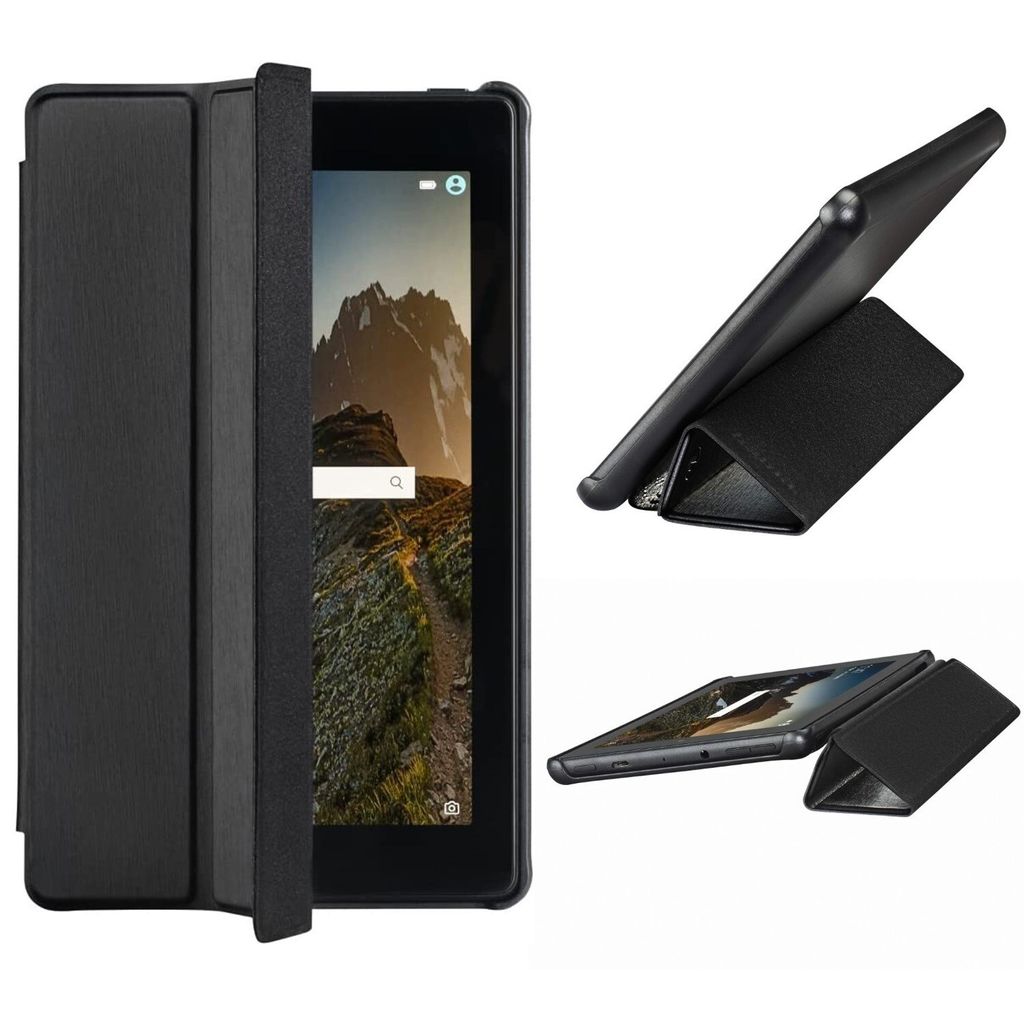 Schutzhülle Fold Schwarz für Amazon Fire 7 9. Gen. Produktbild 