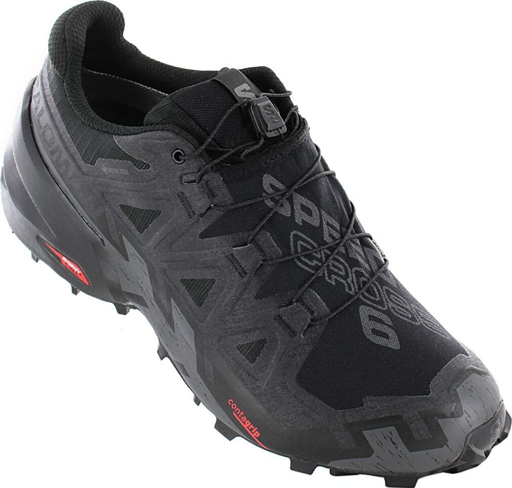 Salomon Speedcross 6 GTX - GORE-TEX - Herren Trail-Running Schuhe Laufschuhe Schwarz 417386 , EU 40 UK 6.5