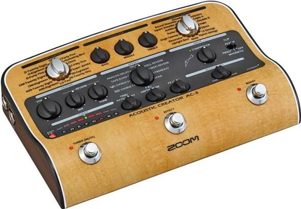 Zoom AC-3 Créateur de son acoustique avec modélisation et compression