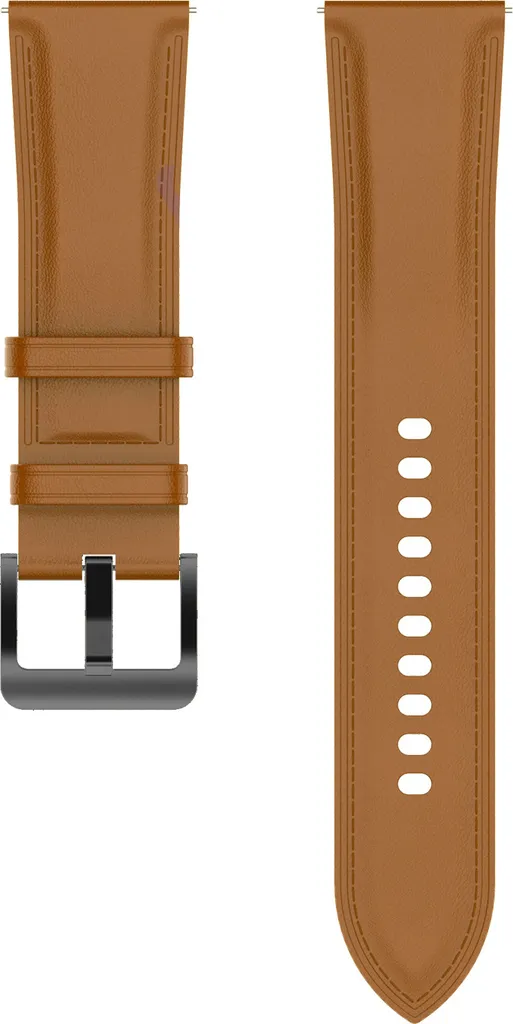 Cinturino Luxury Pelle Marrone per Garmin Venu 2 Plus e Amazfit