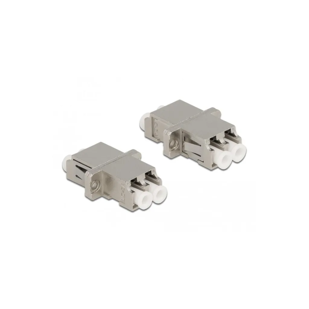 Coupleur LC Duplex Femelle-Femelle en Métal Robuste pour Réseau LWL