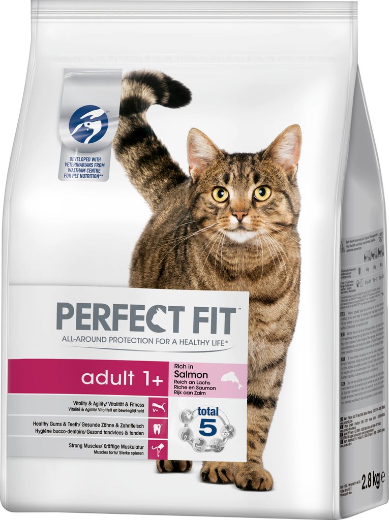 Perfect Fit Adult 1+ mit Lachs (1-6 Jahre), 2,8kg Produktbild 