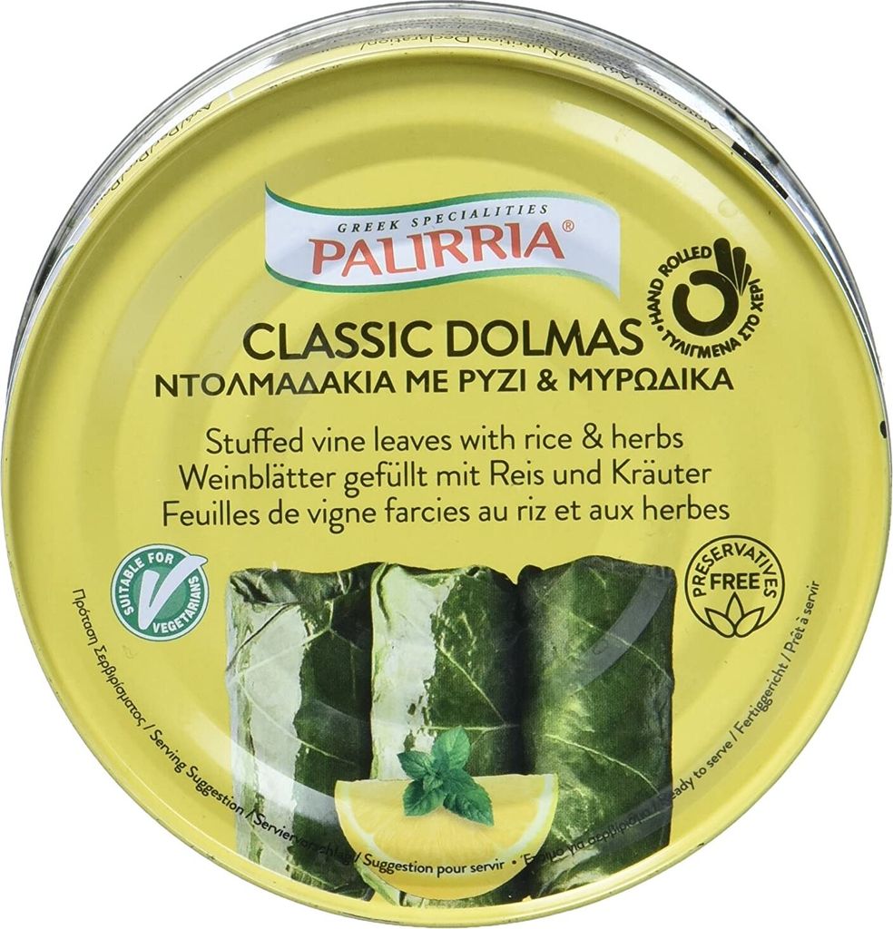 Palirria vinné listy 3× 280 g plněné rýží a bylinkami, po Obrázek produktu 