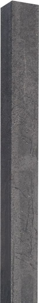 A tall, rectangular, gray object, likely a profile or edge view of a product.