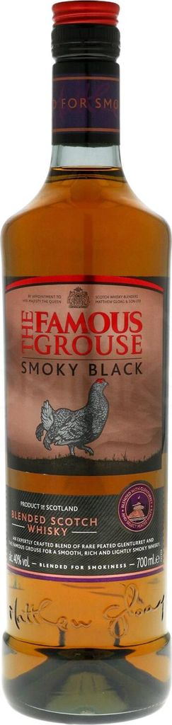 The Famous Grouse Smoky Black Scotch Blended Whisky | 40 % Immagine del prodotto 