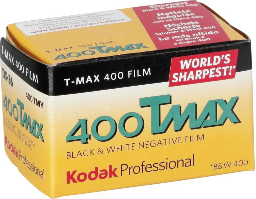 Kodak T-Max 400 TMY 135/36 - Pellicola Bianco e Nero Professionale