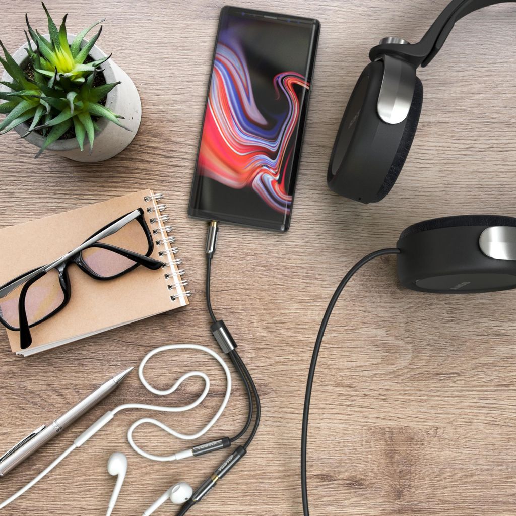 0,2m Audio Klinken Y-Adapter Kabel | Aux Y Splitter Produktbild 5