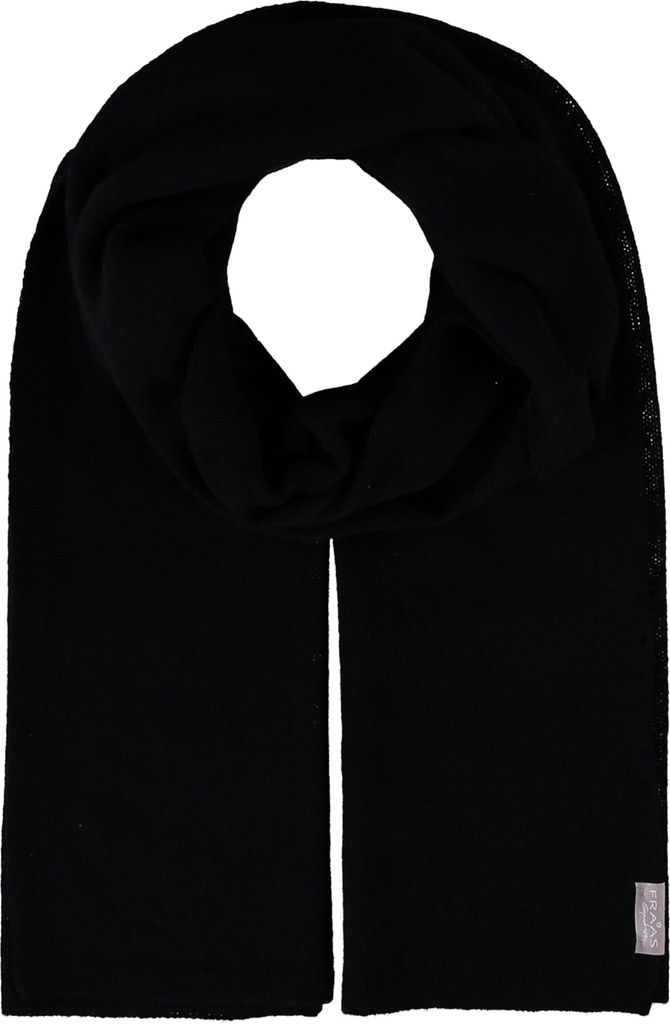 Fraas warmer & weicher Schal aus 100% Kaschmir in schwarz