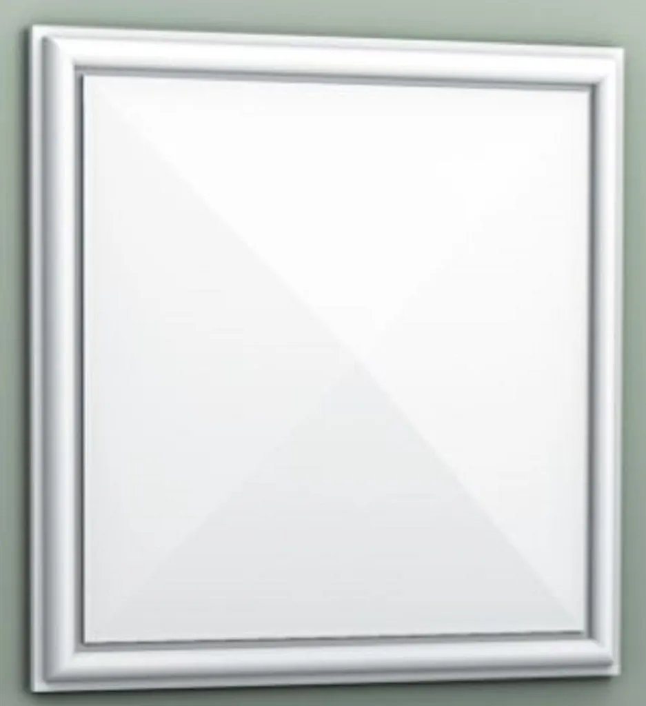 Pannello Murale 3D Casa Padrino 33x33cm Bianco - Qualità Luxury Barocca