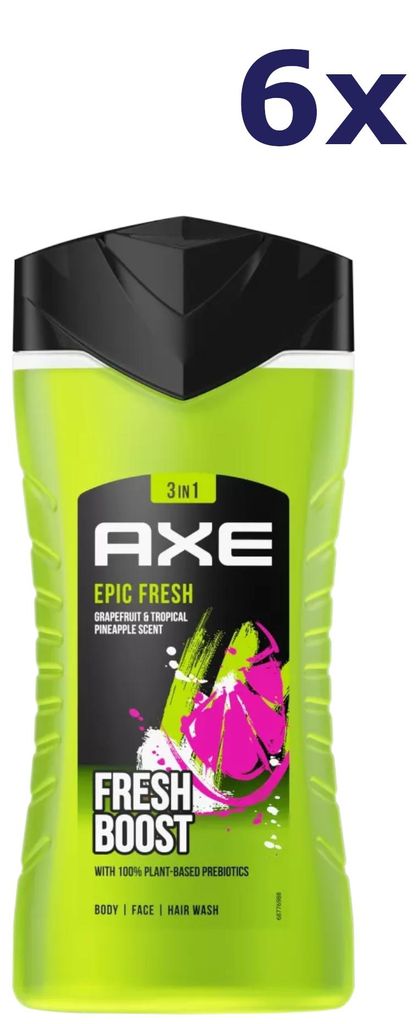 6x sprchový gél Axe 250 ml Epic Fresh Obrázok produktu 