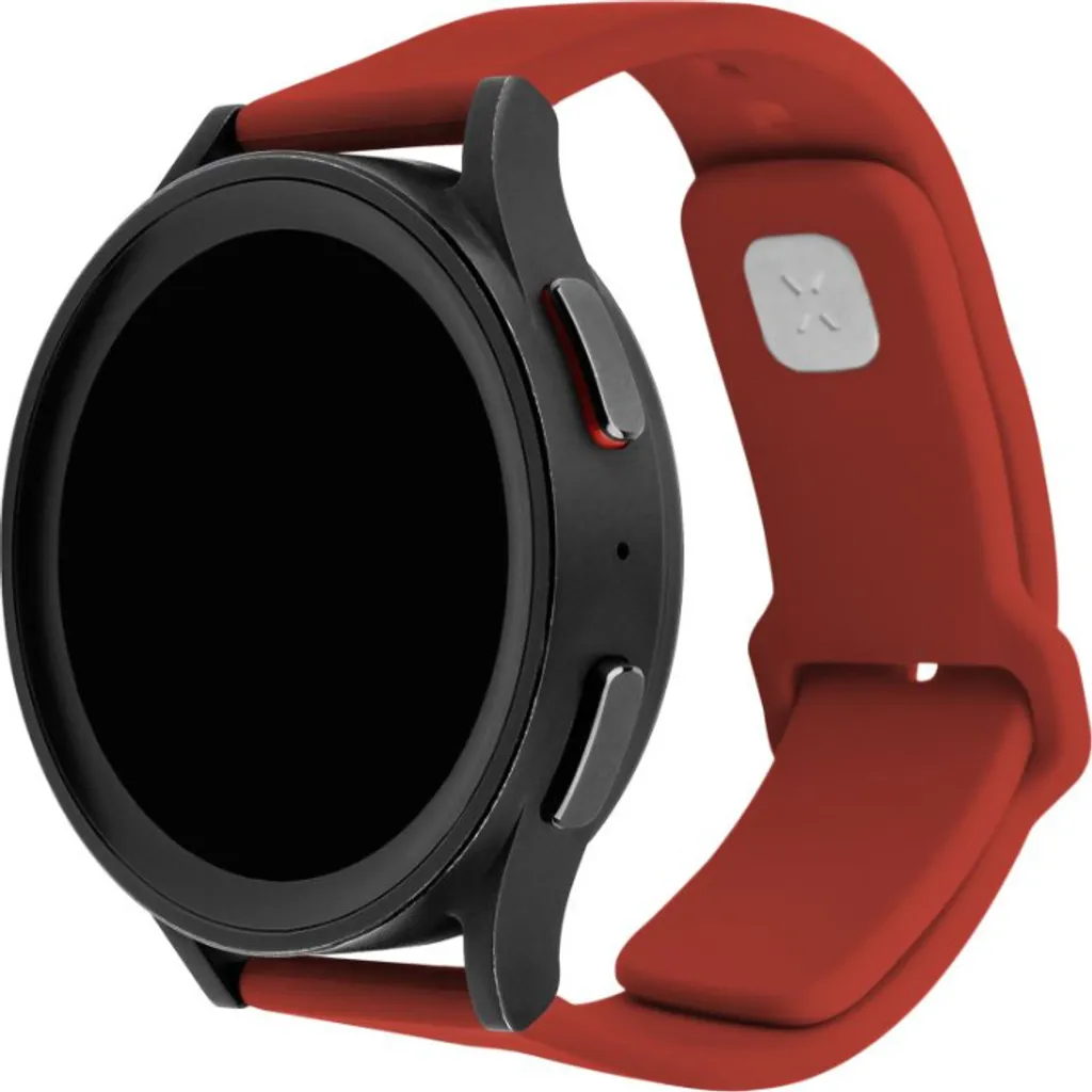 FIXED Sport Strap Set 22mm Red Silicone - Smartwatch Replacement - 2