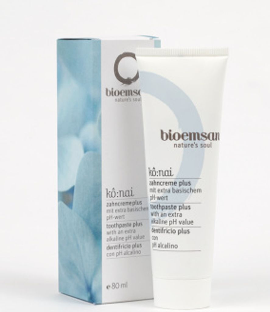 Multikraft bioemsan Zahncreme Plus 80ml extra basischem Produktbild 