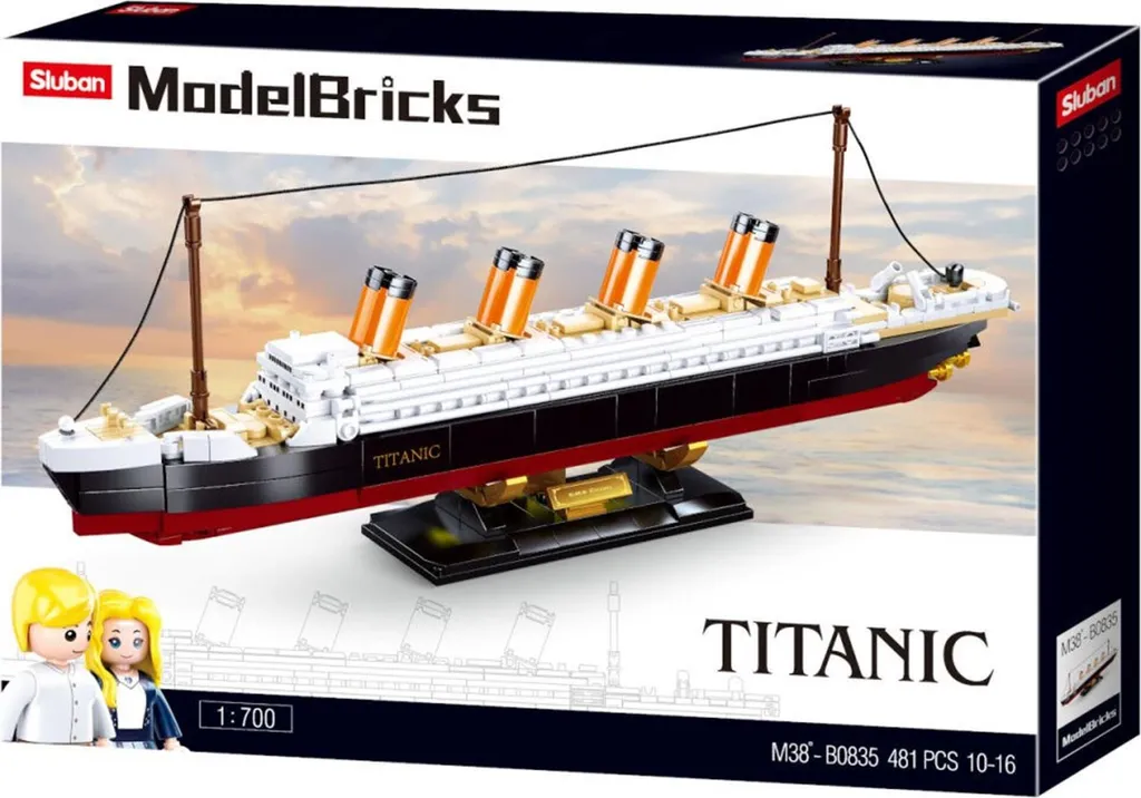 Titanic Maquette Medium Sluban M38-B0835 - Détails Authentiques