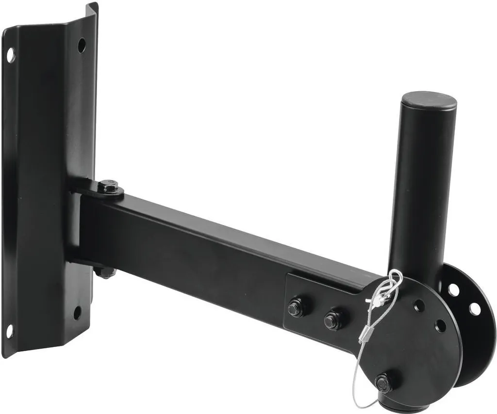 Support Mural OMNITRONIC WH-1L pour Sono et Home Cinéma Fixation 25kg