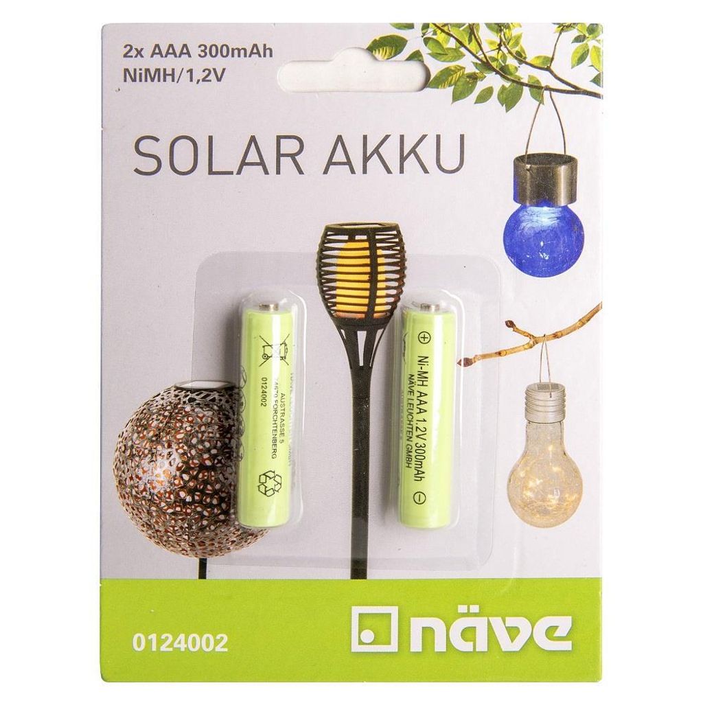 Näve Akku AAA NiMh 1,2 V/300 mAh 2er Set Immagine del prodotto 