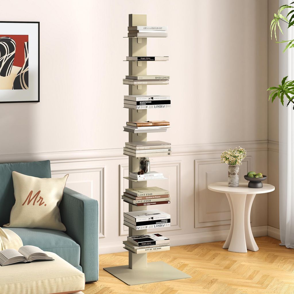 Stojanový regál „Eksjö“ 150x39x39 cm, barva velbloudí Obrázek produktu 