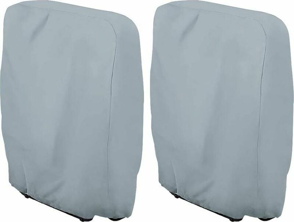Stühle Schutzhülle für Klappliegestuhl, 2 Stück Gartenliegestuhl-Abdeckung Anti-Staub, Wasserdicht, Anti-UV, 210D Oxford Gartenabdeckung für S...