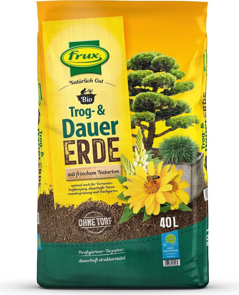 frux®Trog- & Dauererde Natürlich Gut torffrei - 40 Liter Produktbild