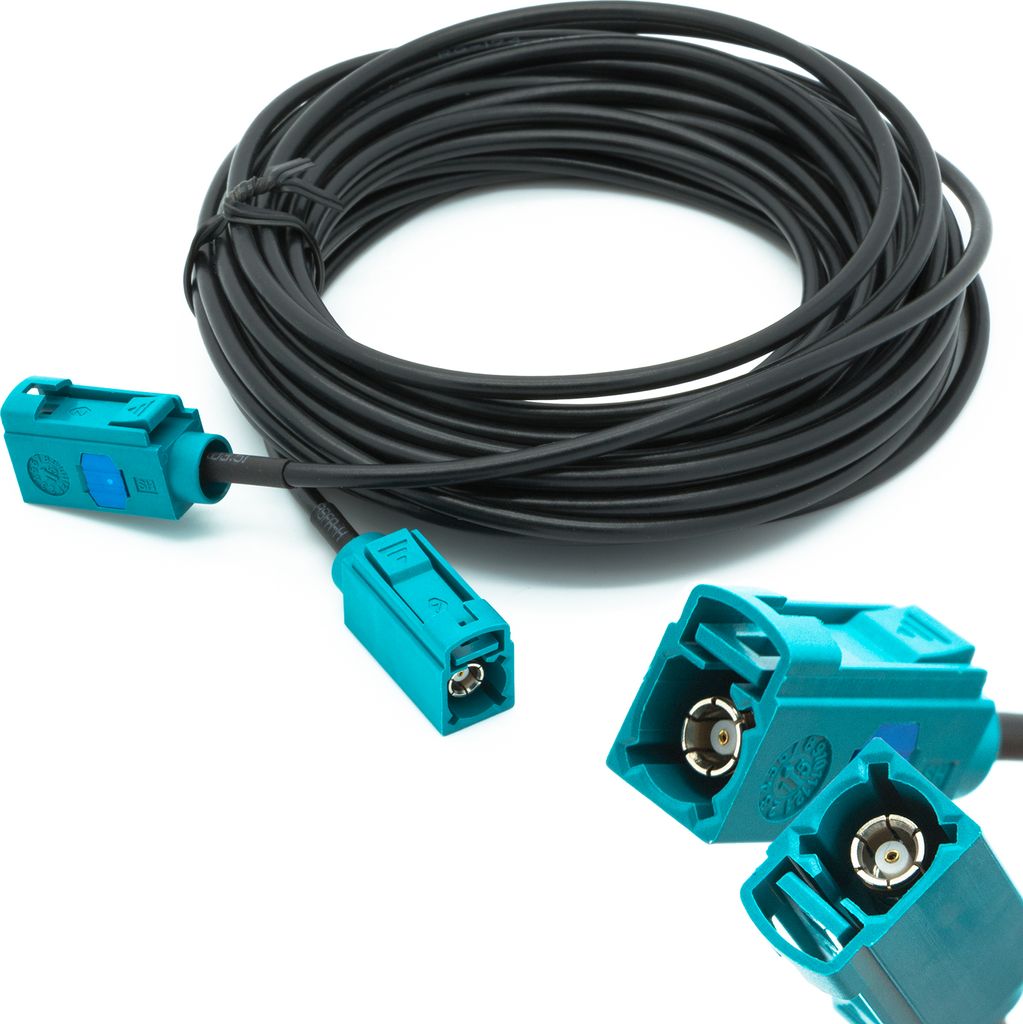 KFZ Auto Antenne Verlängerung Adapter FAKRA Buchse Antennenkabel Kabel 6m