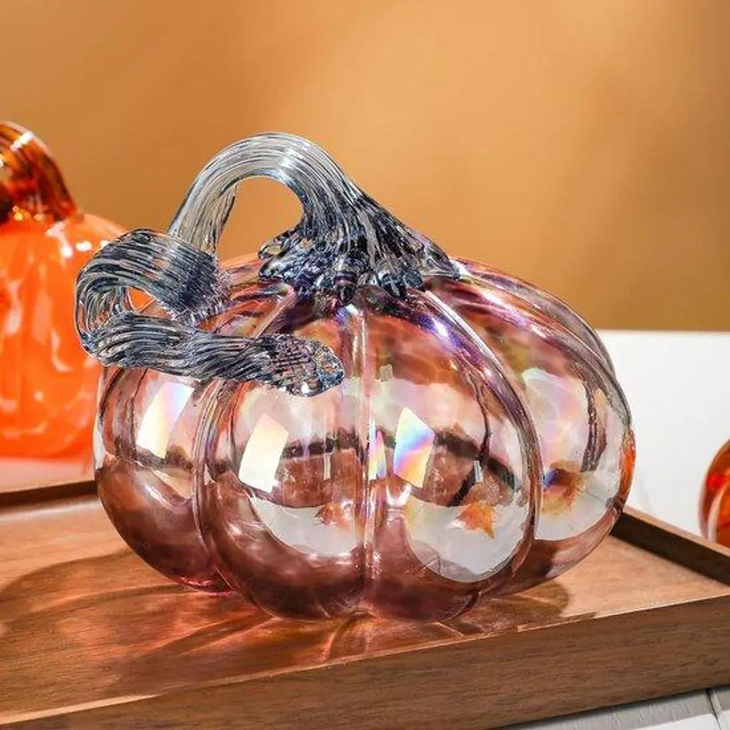 Décoration de Table Automne - Petite Pompe 12 cm Marron pour Halloween
