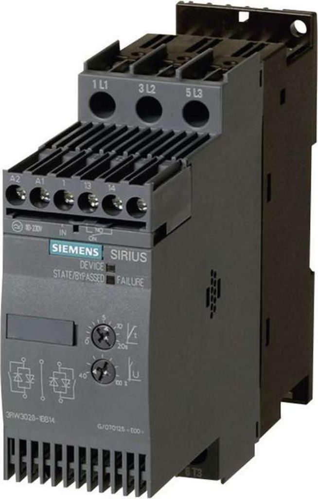 SIEMENS Sanftstarter Motorleistung bei 400 V 15 kW Produktbild 