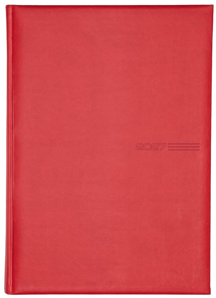 2027 GÜSS Praxis-Timer, DIN A4 , Einband Tucson rot Produktbild 