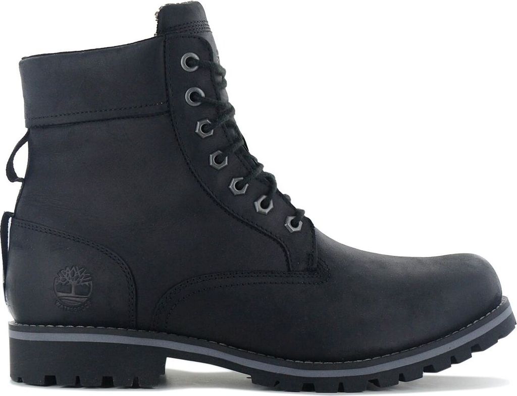 TIMBERLAND Premium Rugged WP 6 inch Waterproof Boot - Herren Stiefel Leder Schwarz TB0A2KTV , EU 40 US 7