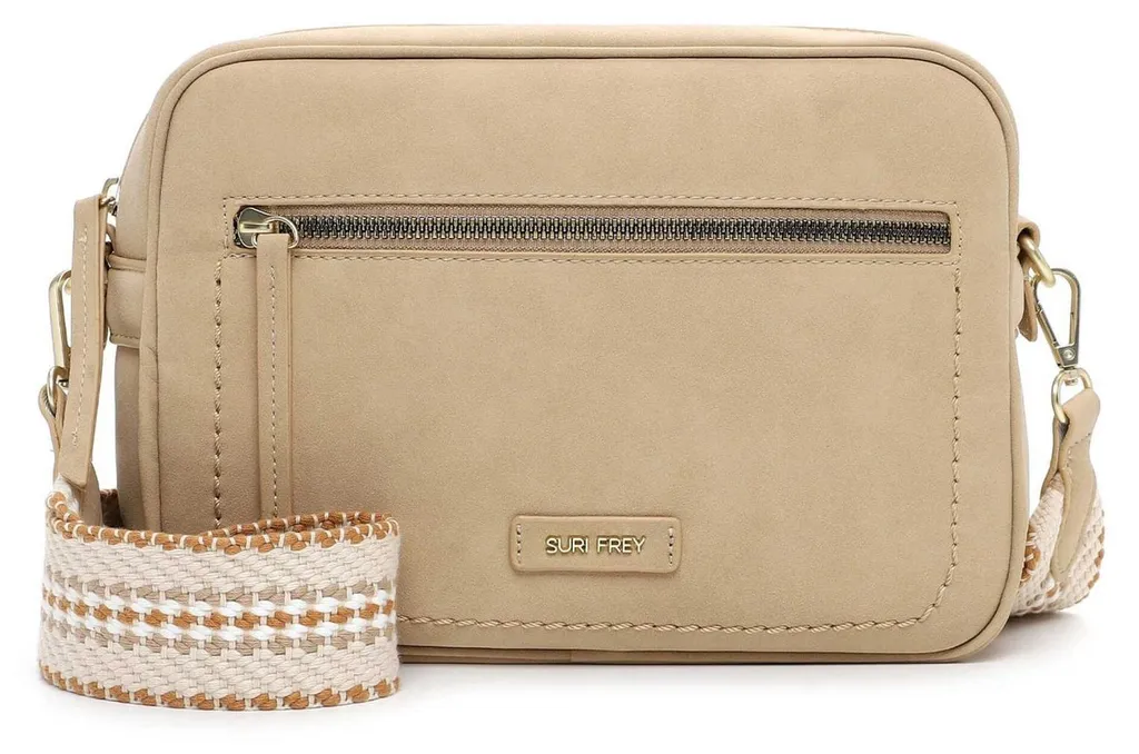 Sac bandoulière beige Christy SURI FREY - Besace chic pour femme active