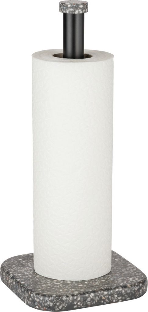 TOM TAILOR Toilettenpapierhalter Stehend Terrazzo Grau | Klorollenhalter, Papierrollenhalter, Klopapierhalter, Toilettenpapier Halterung, Badezimme...