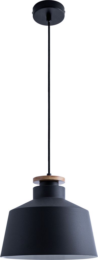 Pendelleuchte Hängelampe Esszimmer Küchenlampe Esstischlampe Skandinavisch E27 Lampentyp Design U Farbe Schwarz-Holz