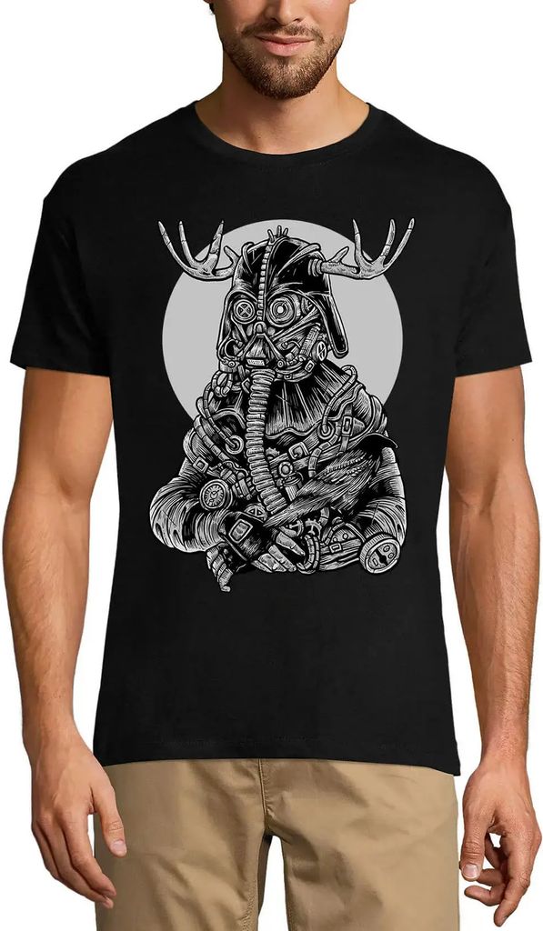 Herren Grafik T-Shirt Dark Steampunk - Scary Halloween Öko-Verantwortlich Vintage Jahrgang Kurzarm Lustige Druck Geburtstag Geschenk Mann