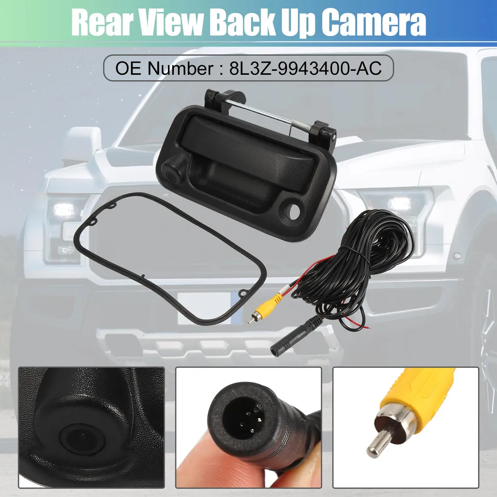 Caméra de Recul Hayon 8L3Z-9943400-A/C pour Ford F150 avec Poignée Arrière