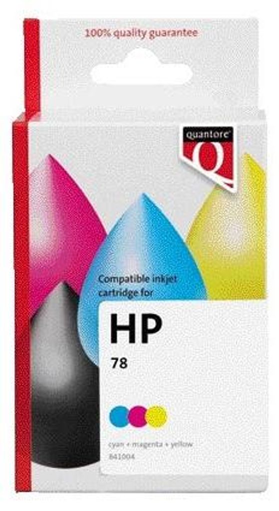 Quantore - Tintenpatronen-Alternative für C6578A 78 Farben | 20 Stück