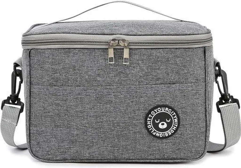 Sac à pique-nique gris 12L : finissez-en avec les repas tièdes en été