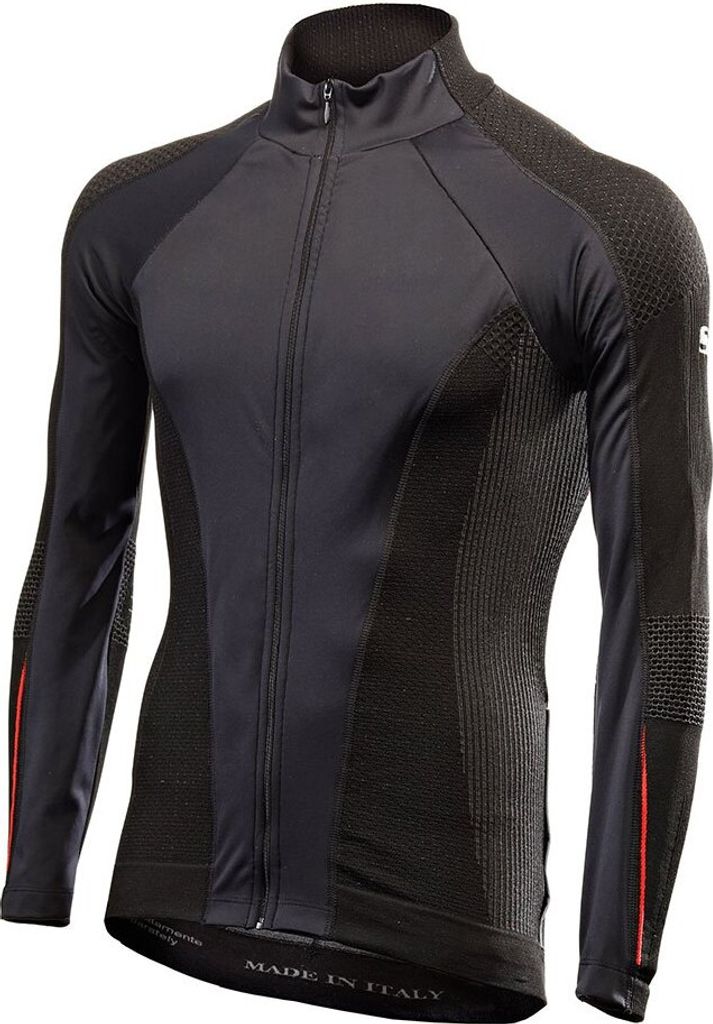 Sixs Wind Wt Reißverschlusspullover Schwarz M Mann Schwarz M